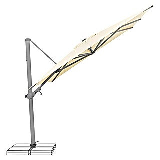 Suncomfort Ampelschirm Varioflex (Ecru, Bespannungsmaß (L x B): 330 x 270 cm)