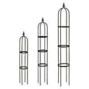Rankhilfe Obelisk Oscar (Schwarz, Höhe: 130 cm) | BAUHAUS