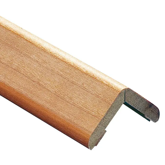 Rufete Perfil de esquina adhesivo de MDF con chapa natural de Cerezo - 260 cm x 30 mm x 30 mm - Listón de perfil de madera con borde redondeado para trabajos de acabado interior y renovación. Versátil y fácil de trabajar.