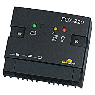 Sunware Solarladeregler Fox 220 (Geeignet für: ein Batteriesystem, Stromstärke: 20 A)