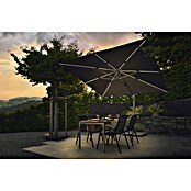 Suncomfort Ampelschirm Varioflex Solar (Light Taupe, Bespannungsmaß (L x B): 300 x 300 cm) | BAUHAUS