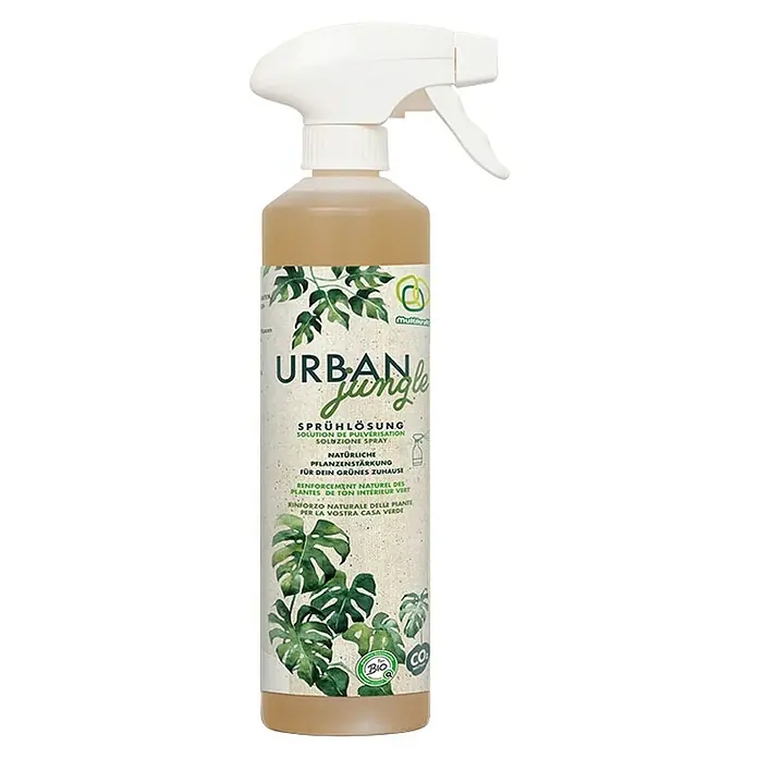 Multikraft Pflanzenstärkungsmittel Urban Jungle - 300 ml - Urban Jungle Pflanzenstärkungsspray für die natürliche Pflege und Stärkung von Zimmerpflanzen, mit Bio-Siegel und CO2-neutraler Formulierung.