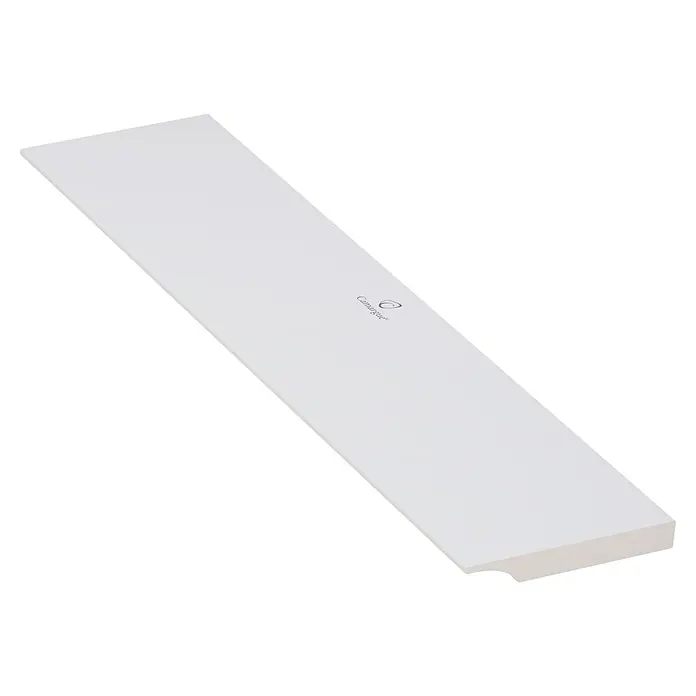 Camargue Ablaufabdeckung Manhattan - 57,5 cm, Weiß, Passend für: Camargue Duschwanne Manhattan - Ein rechteckiges, weißes Camargue-Produkt, das sich ideal für Badezimmerregale oder Ablagen eignet und eine moderne Note verleiht.