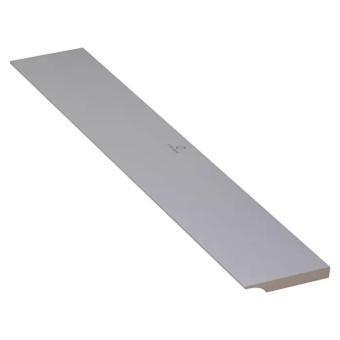 Camargue Ablaufabdeckung Manhattan - 77,5 cm, Grau, Passend für: Camargue Duschwanne Manhattan - Hellgraue Möbelplatte mit integrierter Griffaussparung.