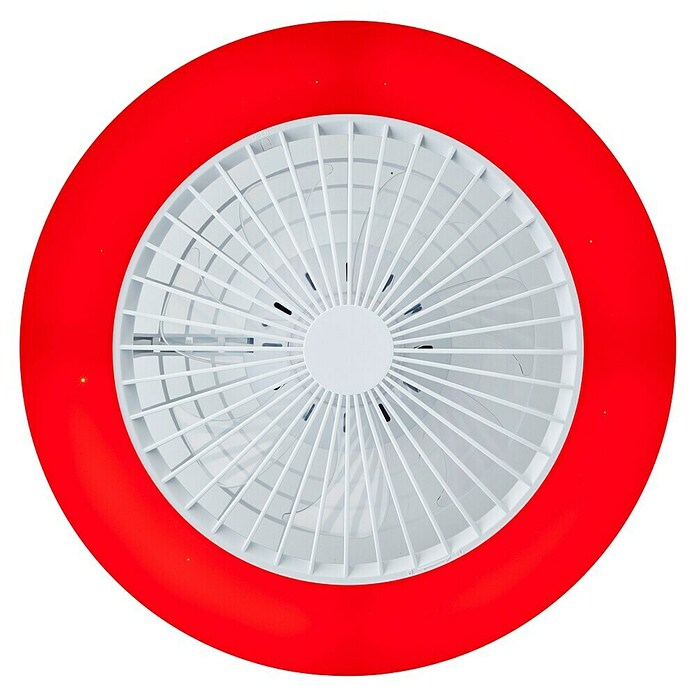 Brilliant Plafondventilator met LED verlichting (Wit, 48,5 cm) | BAUHAUS