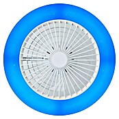 Brilliant Plafondventilator met LED verlichting (Wit, 48,5 cm) | BAUHAUS