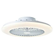 Brilliant Plafondventilator met LED verlichting (Wit, 48,5 cm) | BAUHAUS