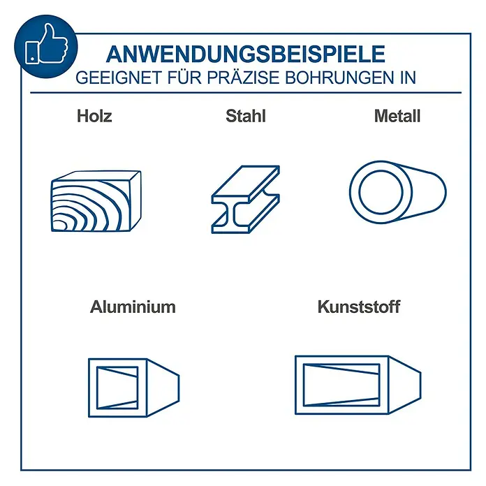 Scheppach Tischbohrmaschine DP16 SL - 550 W, 510 U/min - 2.430 U/min, Spannweite Bohrfutter: 3 mm - 13 mm - Anwendungsbeispiele für präzise Bohrungen in Holz, Stahl, Metall, Aluminium und Kunststoff.