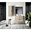 Mueble de lavabo Sofia 2C (L x An x Al: 46 x 120 x 50 cm, Roble bardolino) | BAUHAUS