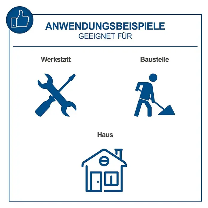 Scheppach IXES 20V Akku-Exzenterschleifer C-OBS125-X - 20 V, Durchmesser Schleifscheibe: 125 mm - Anwendungsbeispiele: Werkstatt, Baustelle, Haus. Geeignet für verschiedene Einsatzbereiche mit Werkzeug, Bauarbeiten und im Haushalt.