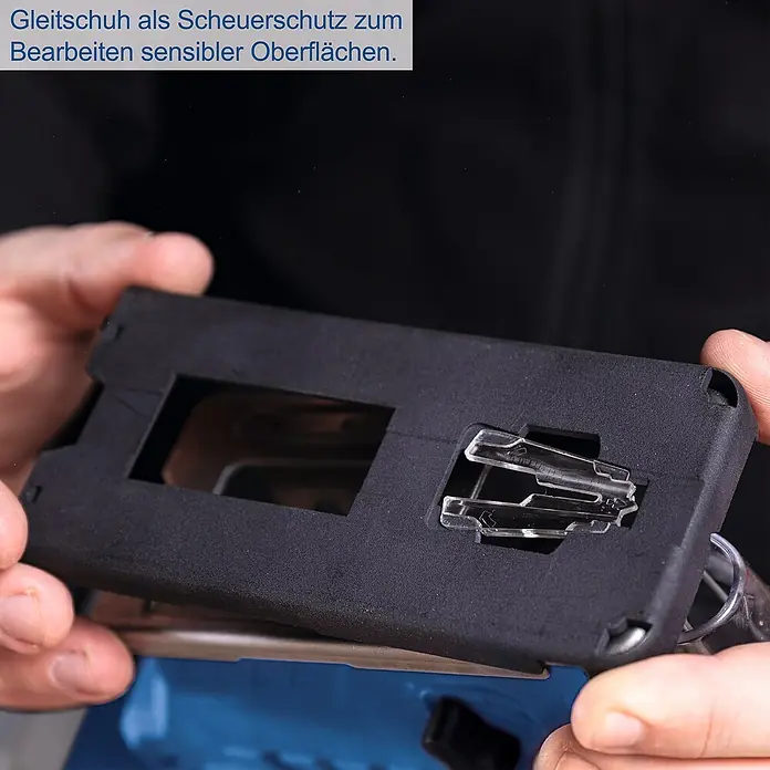 Scheppach IXES 20V Akku-Pendelhubstichsäge C-JS220-X - 20 V, Li-Ionen, Anzahl Akkus: Ohne Akku, Leerlaufhubzahl: 0 /min - 2.400 /min - Gleitschuh als Scheuerschutz zum Bearbeiten empfindlicher Oberflächen.