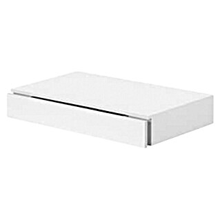 Dolle Estante de pared Casetto (L x An x Al: 48 x 28 x 8 cm, Blanco, Brillante)