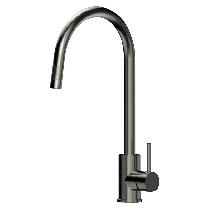 Grifo de cocina extraíble Gogofit (Antracita, Satinado) | BAUHAUS