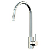 Grifo de cocina extraíble Gogofit (Acero, Satinado) | BAUHAUS