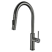 Grifo de cocina extraíble Rea (Antracita, Satinado) | BAUHAUS
