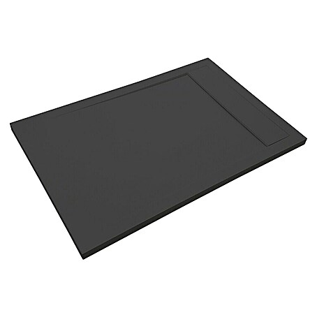 Camargue Manhattan Duschwanne New York (L x B: 140 x 80 cm, Schwarz)