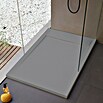 Duschwanne New York (140 x 80 cm, Faser-Kunststoff-Verbund, Grau)