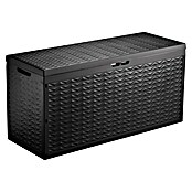 Jelenia Plast Garten-Aufbewahrungsbox (L x B x H: 120 x 45 x 60 cm, Anthrazit)