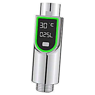 Rousseau Dispositivo de ahorro de agua Ekogest (Indicador digital, Cromo)