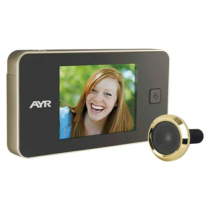AYR Face Mirilla digital 752 (Grosor de puerta: 38 mm - 110 mm, Tipo de pantalla: 3.2” TFT)