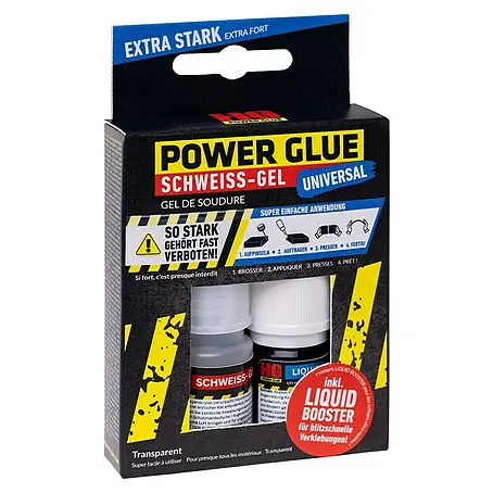 HG Power Glue Kleber-Set Schweiß-Gel und Liquid Booster