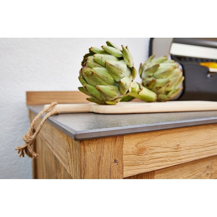 Sunfun Módulo para barbacoa (Con cajón, L x An x Al: 63 x 58 x 92 cm, Madera)