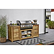 Sunfun Módulo para barbacoa (Con cajón, L x An x Al: 63 x 58 x 92 cm, Madera)