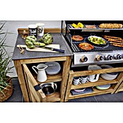 Sunfun Módulo para barbacoa (L x An x Al: 57,5 x 93 x 66 cm, Madera)