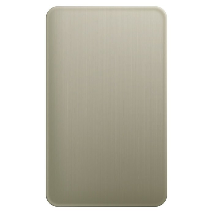 Grosfillex Wall+ Perfil con ranura (2.600 x 18 x 6 mm, Plata) | BAUHAUS