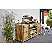 Sunfun Módulo para barbacoa (Con cajón, L x An x Al: 63 x 58 x 92 cm, Madera)
