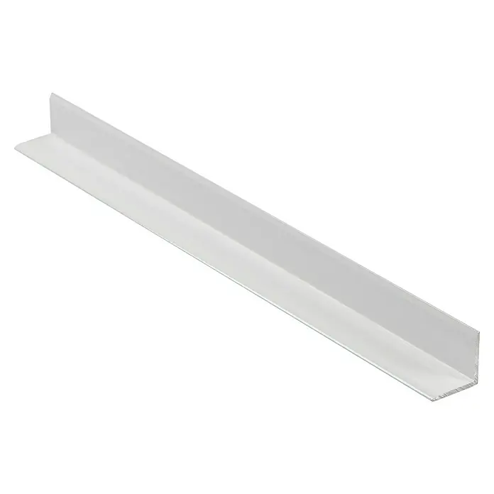 Grosfillex Wall+ Winkelleiste innen - 2.600 x 12 x 12 mm, Weiß - Weißer Winkelschutz aus Kunststoff, ideal zum Schutz von Ecken und Kanten vor Beschädigungen. Perfekt für den Innen- und Außenbereich.