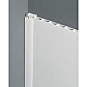 Grosfillex Perfil de acabado para extremos blanco (Blanco, 2,6 m x 11 mm x 20 mm)