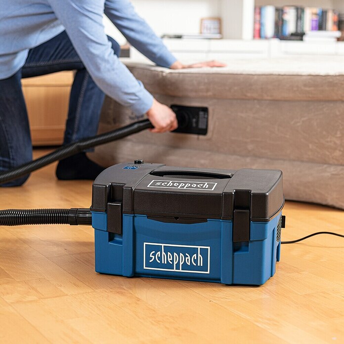 Scheppach Equipo de aspiración HD2P (Potencia de aire máx.: 120 m³/h, Capacidad del depósito: 5 l, 1.250 W)