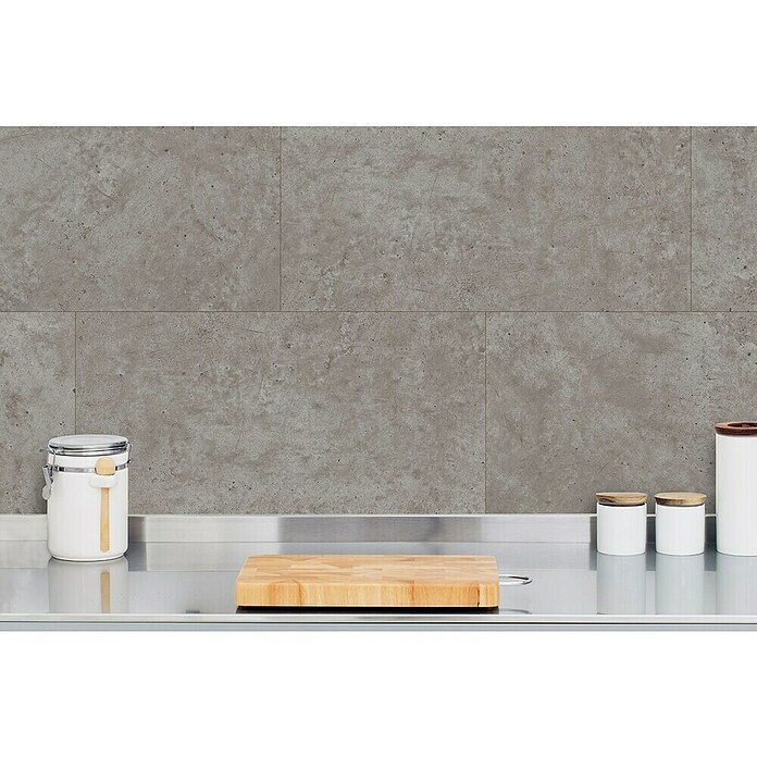 Grosfillex Wall+ Wandpaneel (600 x 300 x 5 mm, Grey Concrete, 11 Stk.) | BAUHAUS