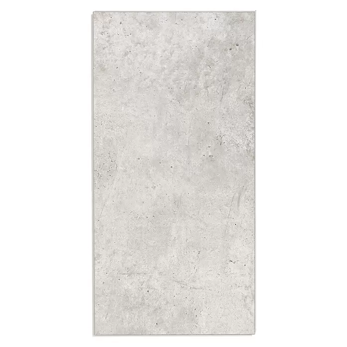 Grosfillex Wall+ Wandpaneel - Grey Concrete, 600 x 300 x 5 mm - Helle graue Betontextur mit feinen Unregelmäßigkeiten.