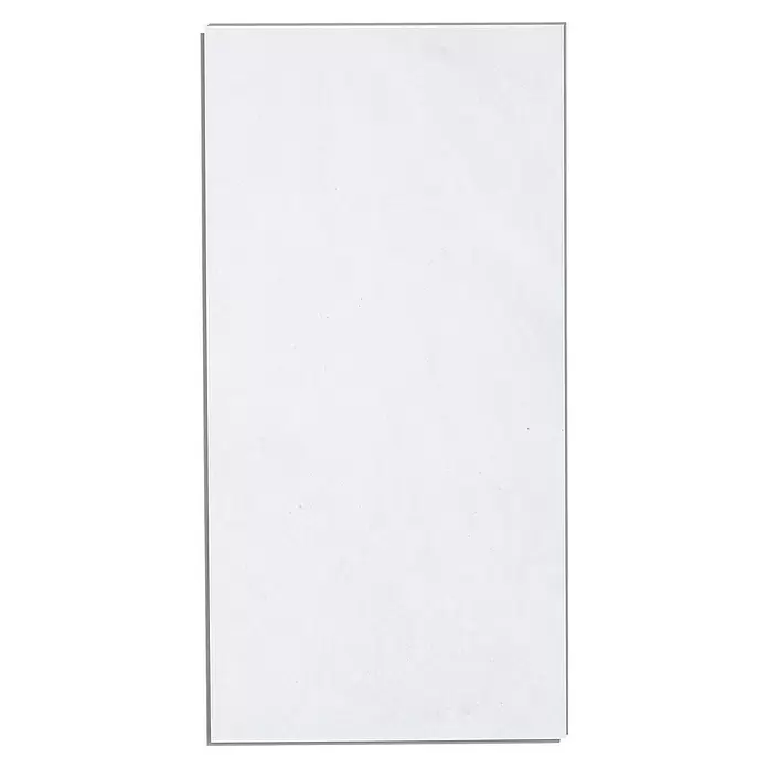 Grosfillex Wall+ Wandpaneel - White Stone, 600 x 300 x 5 mm - Ein leeres, weißes Blatt Papier.