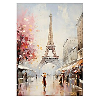 Lienzo Torre Eiffel (Torre Eiffel, An x Al: 50 x 70 cm)