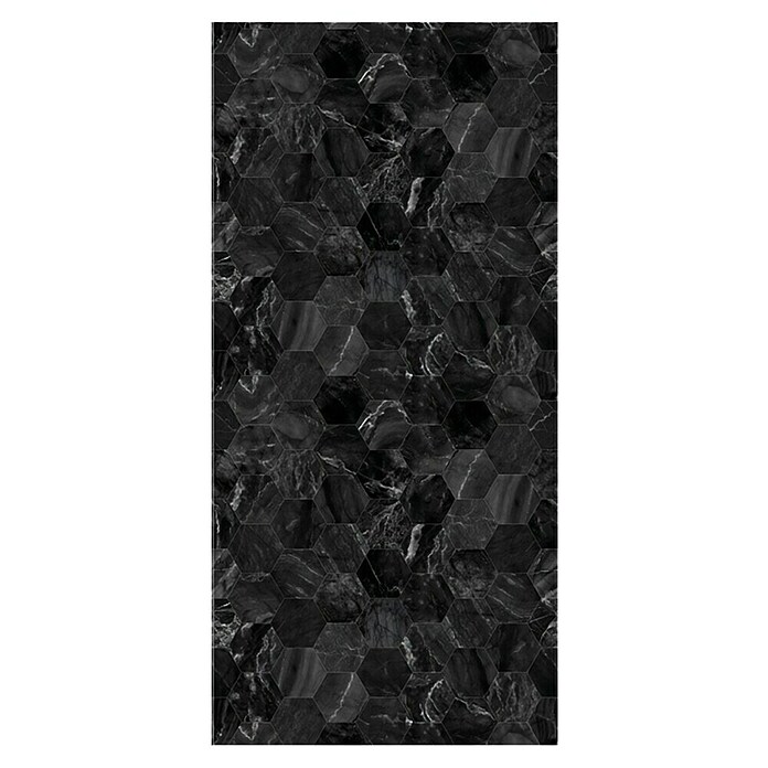 GEO Alu-Verbundplatte (150 x 255 cm, Hexagon Anthrazit) | BAUHAUS