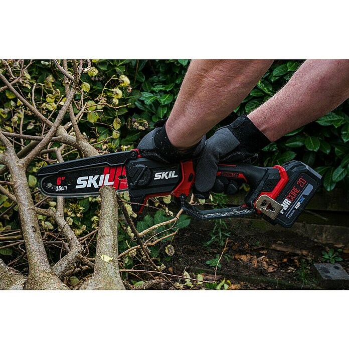 Skil Accukettingzaag 0512 (20 V, 2 Ah, Excl. accu, Lengte zaagblad: 150 mm) | BAUHAUS