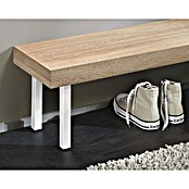 Dolle Meubelpoot Plix (l x b x h: 25 x 25 x 300 mm, Draagkracht: 30 kg, Staal, Wit) | BAUHAUS