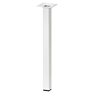 Dolle Meubelpoot Plix (l x b x h: 25 x 25 x 400 mm, Draagkracht: 30 kg, Staal, Zilver)
