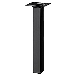 Dolle Meubelpoot Plix (l x b x h: 25 x 25 x 300 mm, Draagkracht: 30 kg, Staal, Zwart)