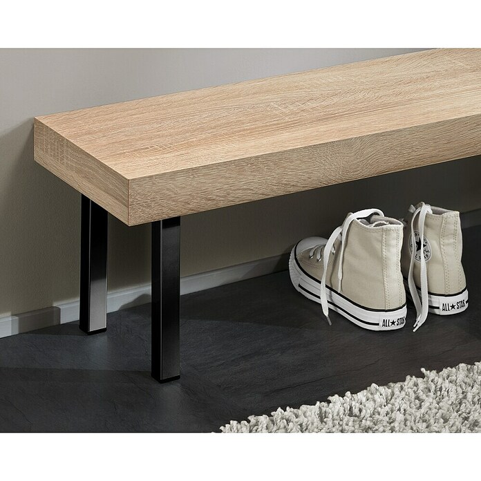 Dolle Meubelpoot Plix (l x b x h: 25 x 25 x 300 mm, Draagkracht: 30 kg, Staal, Zwart) | BAUHAUS
