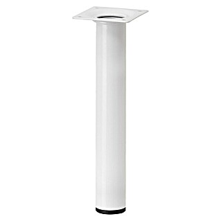 Dolle Meubelpoot Pop (Ø x h: 3 x 10 cm, Draagkracht: 30 kg, Staal, Wit)