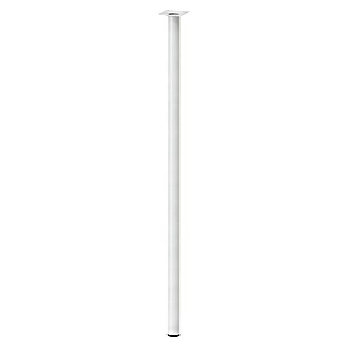 Dolle Meubelpoot Pop (Ø x h: 3 x 90 cm, Draagkracht: 30 kg, Staal, Wit)