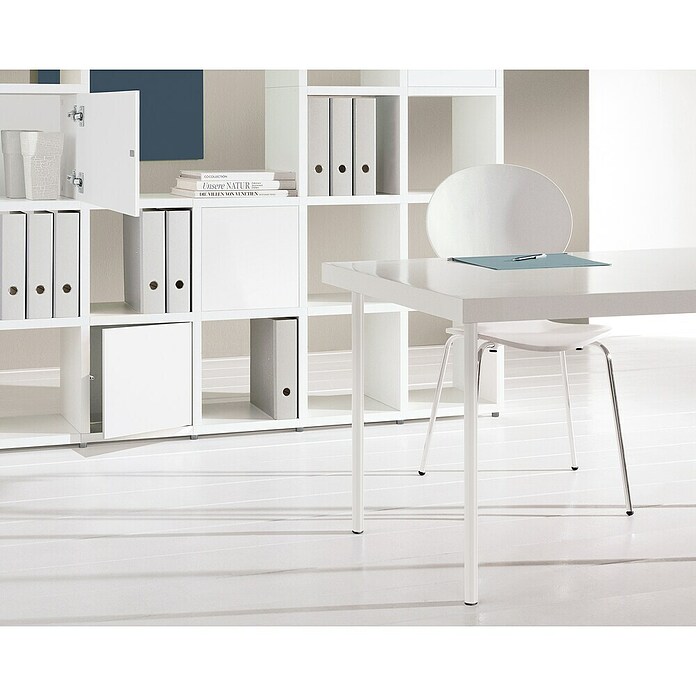 Dolle Meubelpoot Pop (Ø x h: 3 x 90 cm, Draagkracht: 30 kg, Staal, Wit) | BAUHAUS