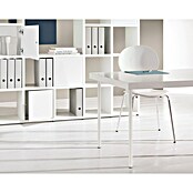 Dolle Meubelpoot Pop (Ø x h: 3 x 90 cm, Draagkracht: 30 kg, Staal, Wit) | BAUHAUS