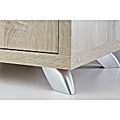 Dolle Meubelpoot (Kunststof, l x b x h: 100 x 65 x 40 mm, Zilver) | BAUHAUS