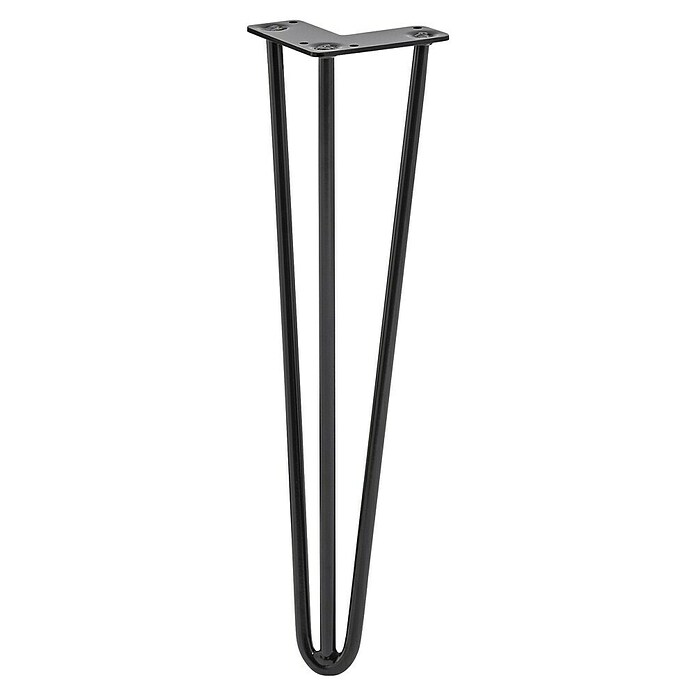 Dolle Meubelpoot (l x b x h: 450 x 11 x 11 mm, Zwart) | BAUHAUS