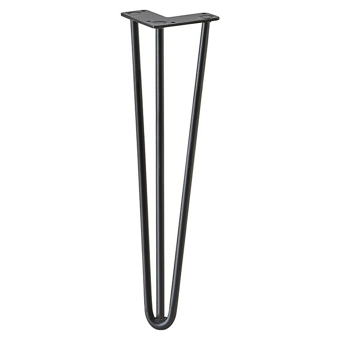 Dolle Meubelpoot (l x b x h: 450 x 11 x 11 mm, Zwart) | BAUHAUS